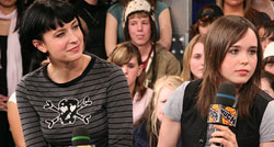 Ellen Page and Diablo Cody